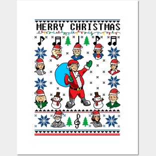 Classical Music Lover Christmas Sweater Posters and Art